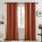 Thermal Insulated Room Darkening Grommet Curtain Panels (Set of 4)-106667148-106667169