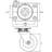 5'' Swivel Bearing Caster Wheel with Brake
