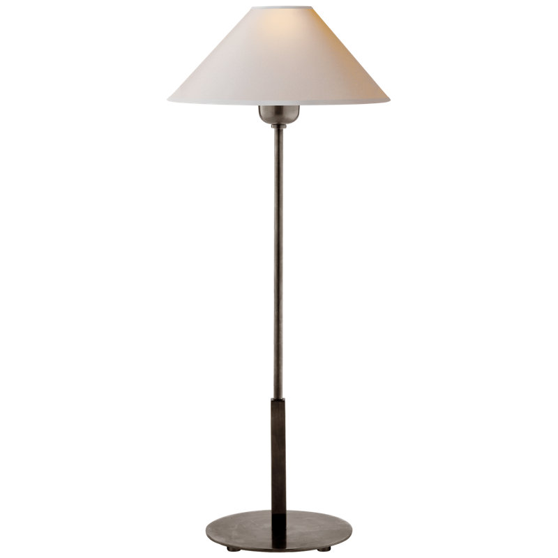 J. Randall Powers Hackney Table Lamp, Bronze, Fabric