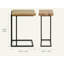 Table de collation, table d'appoint en forme de C