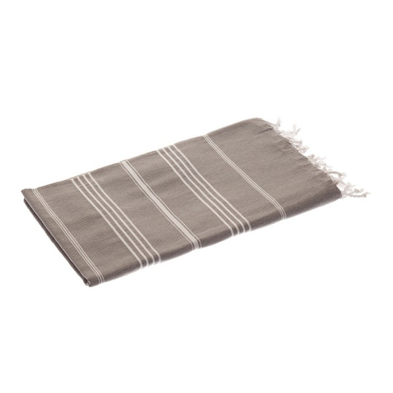 Marilyn Cotton Ultra Light Beach Towel, Smoke