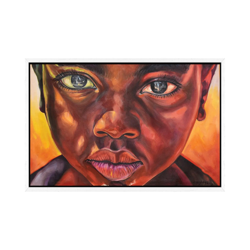 Vision of Hope 1 Piece Wall Art on Canvas, 45.72cm H x 66.04cm W x 3.81cm D, White Framed