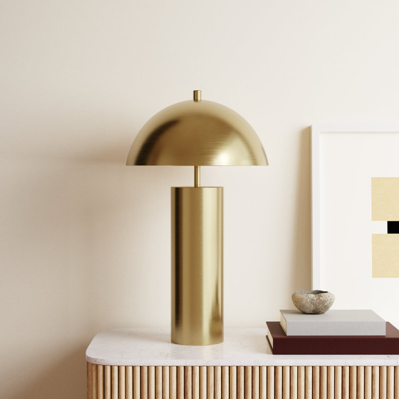 Marcella Geof 27" Table Lamp, Brass