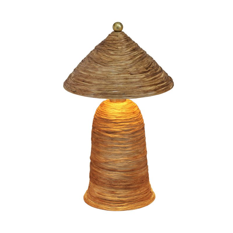 Lampe de table en fibre de coco Coco