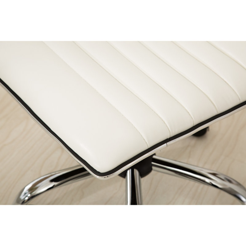 Chaise de bureau Chromel, Blanc