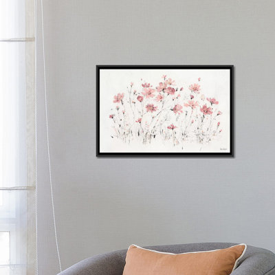 « wildflowers rose i », impression sur toile