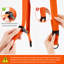 Bandes d'assistance à la traction, bandes de résistance robustes réglables pour barre de traction, 3 bandes d'assistance avec pied en tissu et repose-genoux pour l'entraînement en force à domicile