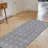 Brooksby Geometric Handmade Flatweave Cotton Gray/White Bath Rug-176570865