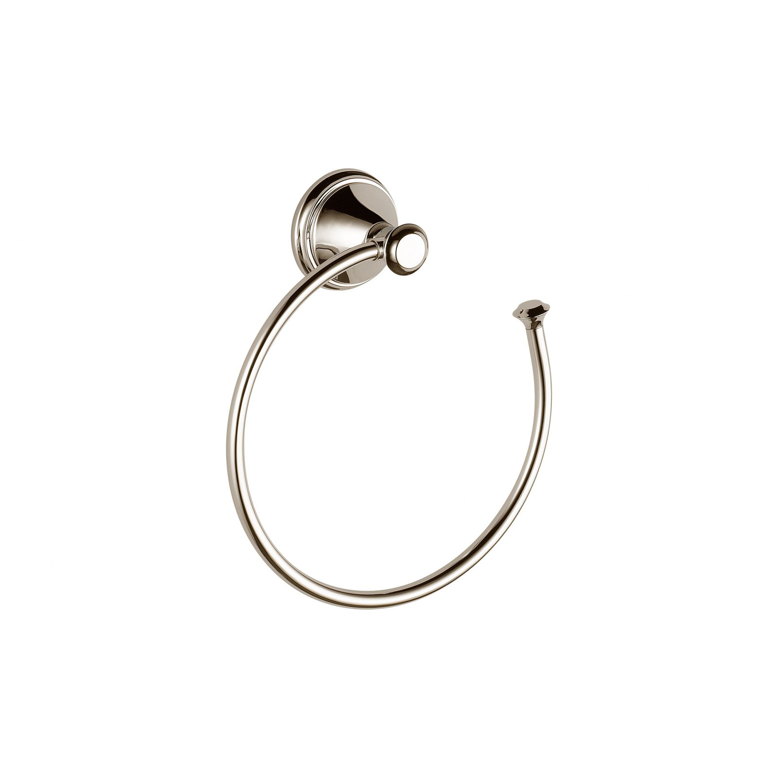 Cassidy™ Round Open Towel Ring, Brilliance Polished Nickel
