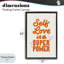 Cadre flottant Self Love Is Superpower, design par Indira Prieto | IndySign-819880492-819880493