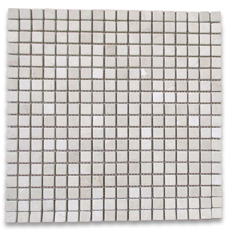 Carreau de mosaïque en marbre 12 po x 12 po