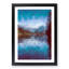 Lake Matheson in New Zealand in Abstract - Picture Frame Graphic Art Print-55777568-55777561