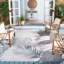 Tapis d'intérieur / extérieur à motif floral Courtyard Performance-628388304