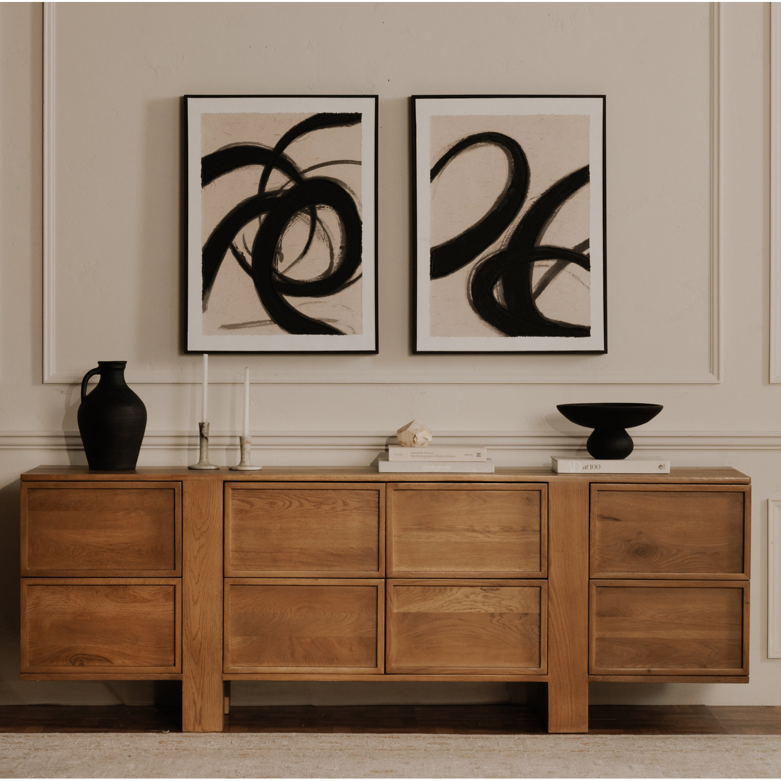 Torleif 85" Oak Dresser