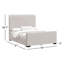 Lit plateforme tapissier Scotty-88713481