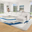 Grand canapé modulaire double en forme de U à deux couches, librement combinable, 6 places avec fonction de rangement-839253265