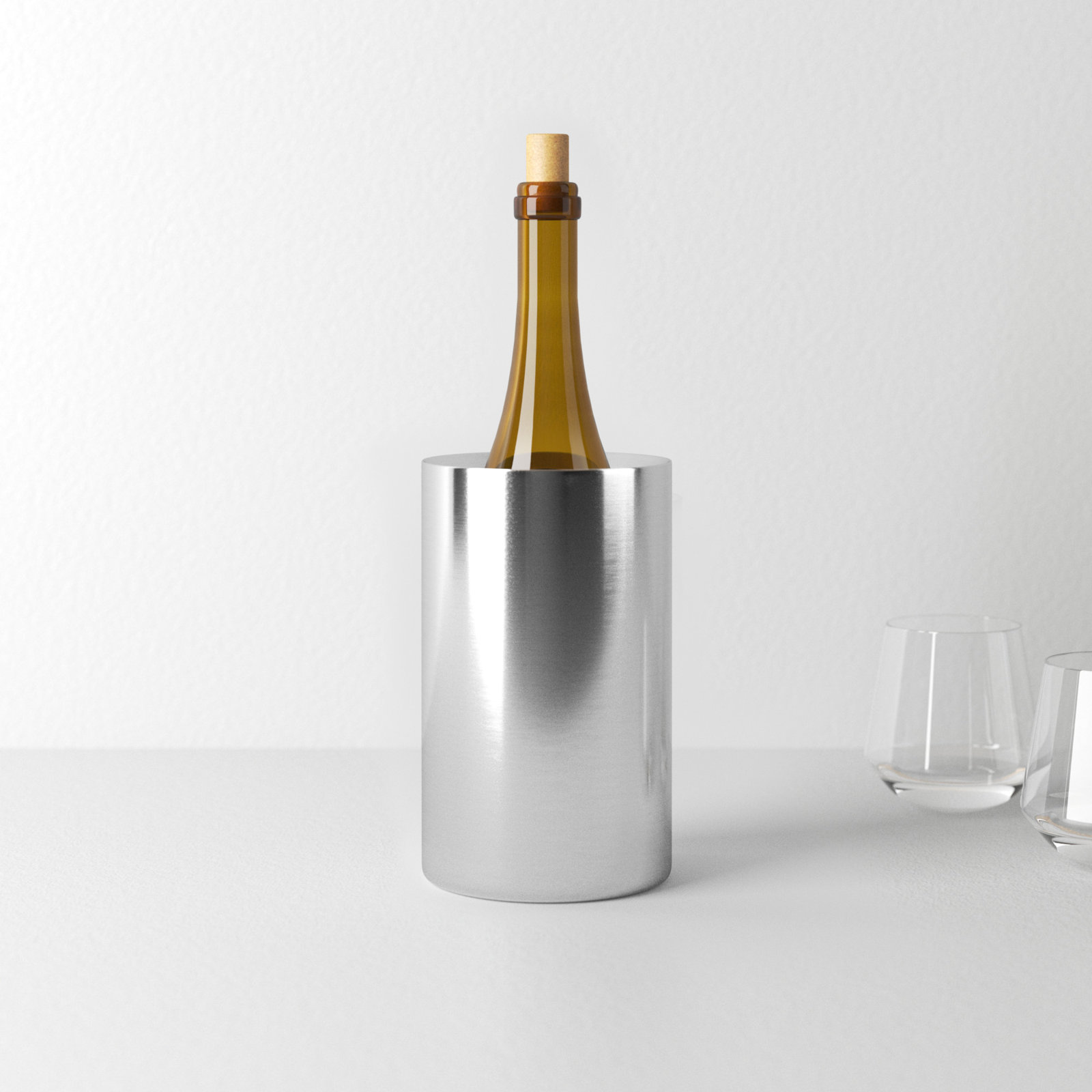 EASY Bottle Cooler, Edelstahl Matt