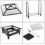 14'' H x 32'' W Steel Wood Burning Outdoor Fire Pit Table