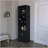 Black Bar Cabinet With Wine Storage-96754801
