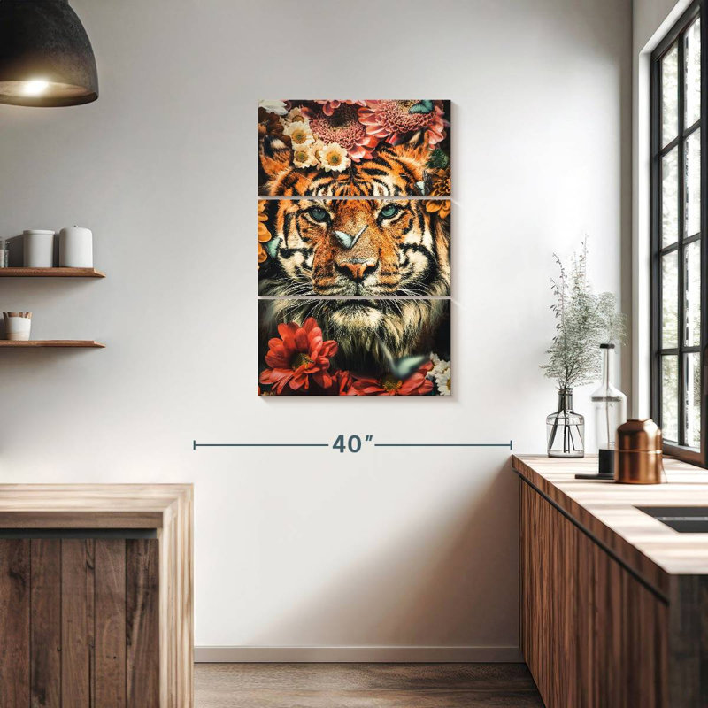 Brampt WK Tiger, 38" H x 24" W