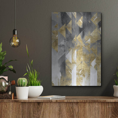 «Gilt Reflections 2» par Chariklia Zarris, art mural en métal