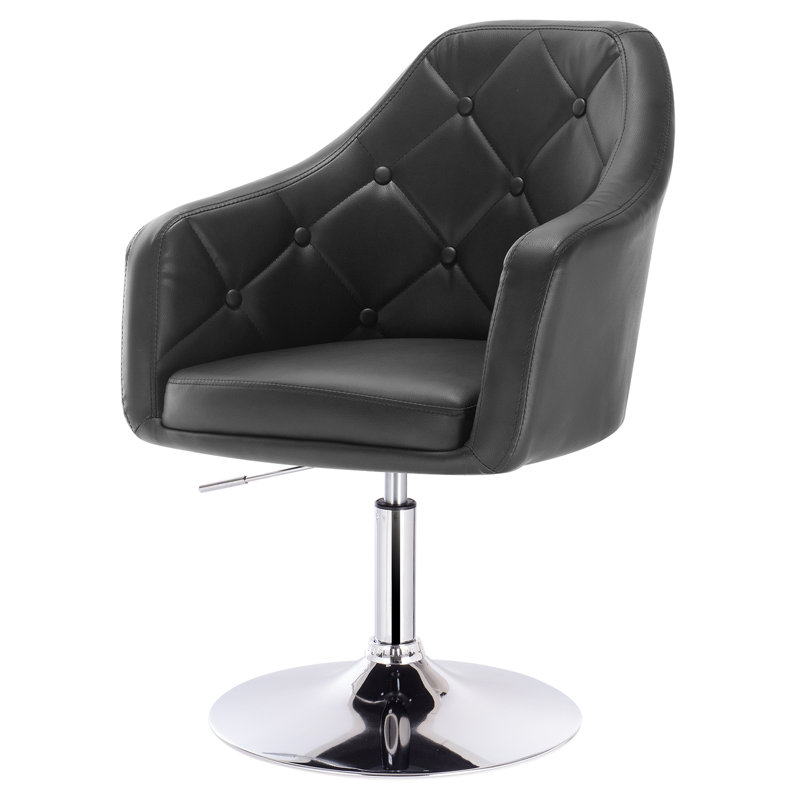 Haywa Upholstered Counter Stool, Black