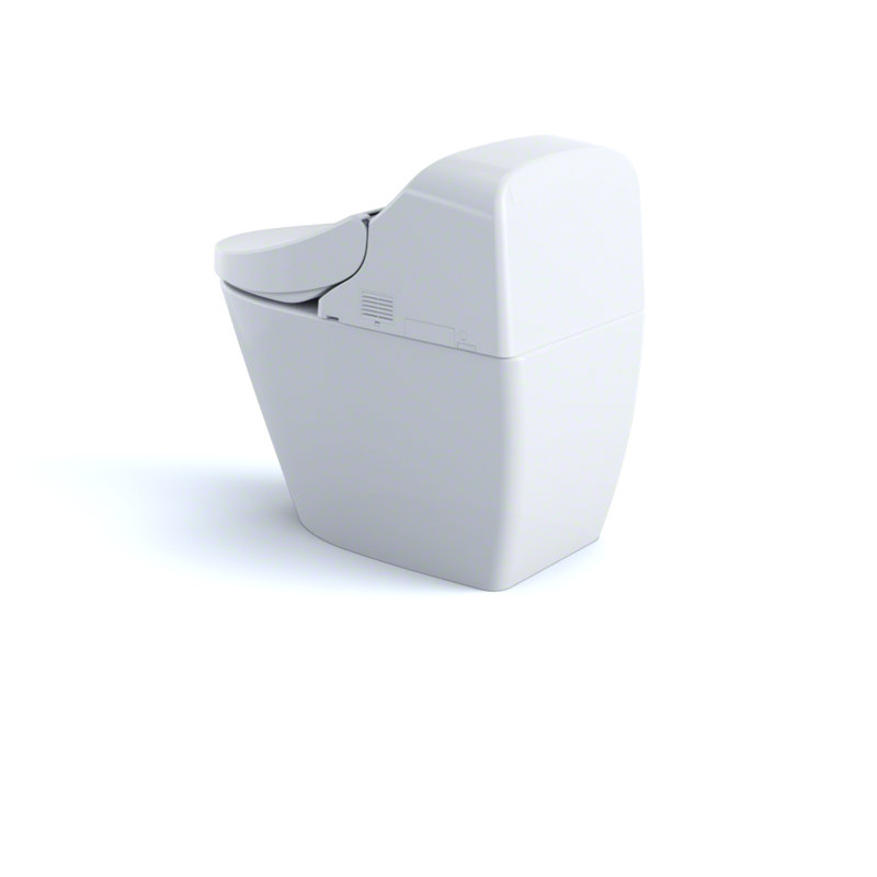 Washlet® Dual-Flush Elongated Bidet Toilet with High Efficiency Flush (Seat Included), Cotton