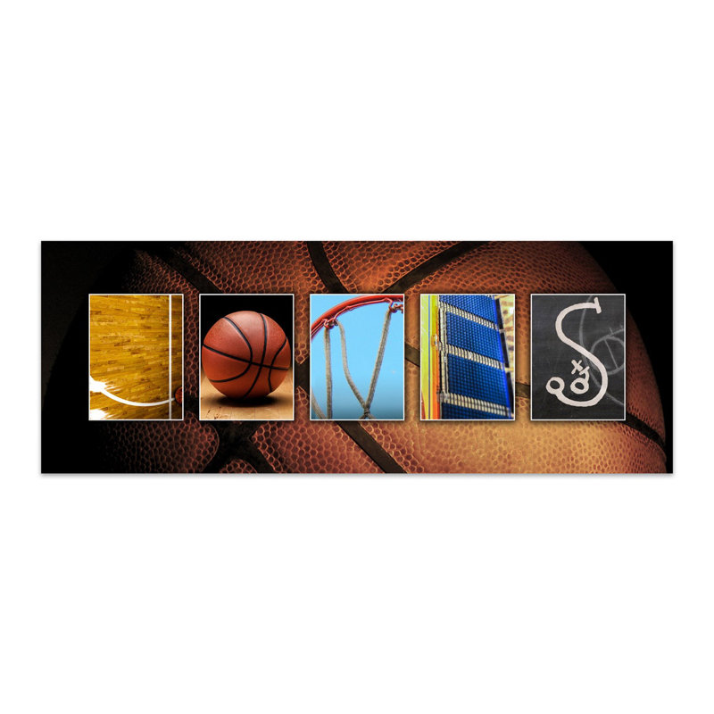 Basketball Name Art - Personalized Gift, Yes
