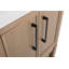 Meuble-lavabo simple 24 po avec plateau en céramique Cheriton-523461867