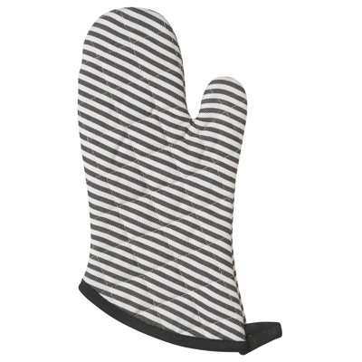 Now Designs Striped Cotton Oven Mitt Set