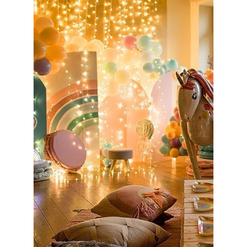12 Pack LED Fairy Lights Battery Operated String Lights - 7Ft 20LED Waterproof Silver Wire Firefly Starry Moon Lights For DIY Crafts Wedding Table Centerpieces Party Bedroom Christmas