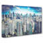 Singapore Skyline Painting - Wrapped Canvas-56654160