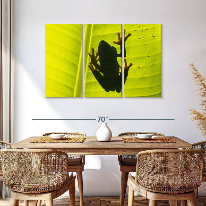Frog On Leaf