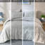 Grey Comforter With Smooth Crushed Velvet And Texture For Full/queen Featuring Delicate Warm
