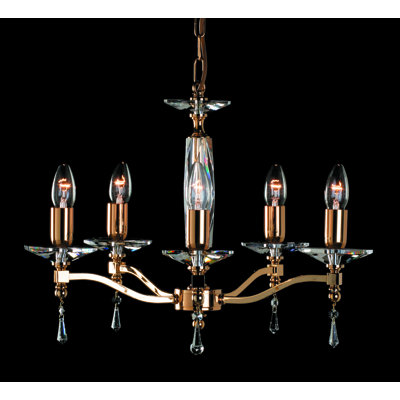 McKenney 5 - Light Candle Style Chandelier