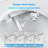 YULIKA 1.31 Gallons GPF Elongated Chair Height Smart Toilet (Seat Included)