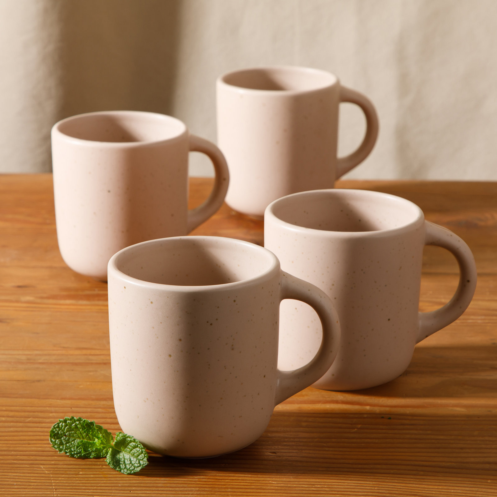 Corcisa Clay Mug, Prosecco Blush Pink