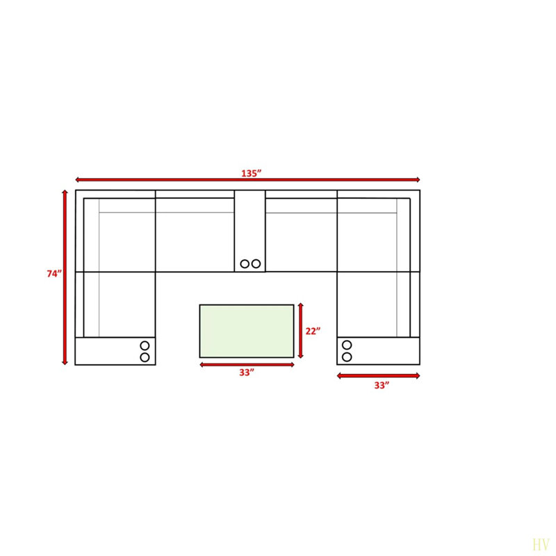 Ensemble de conversation pour 4 personnes avec coussins de patio pré-assemblés