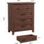 73.9 cm W Chest of 4 Drawers-849572526