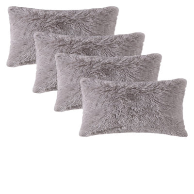 Faux Fur Pattern Faux Fur Throw Pillow