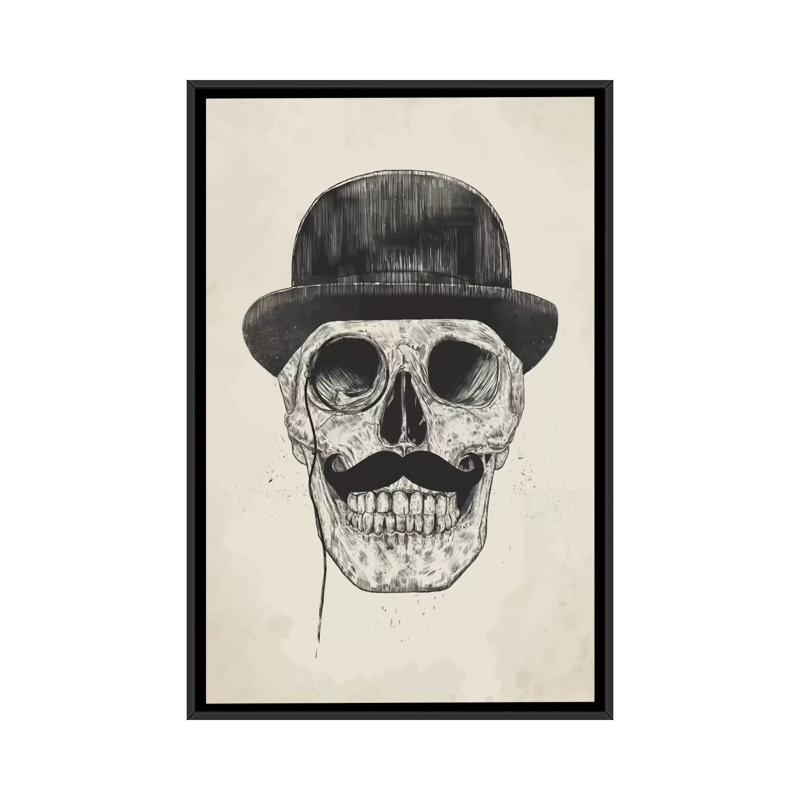 « gentlemen’s never die » par balazs solti, reproduction d’art sur toile tendue, H 60 po x l 40 po x P 1,5 po, Pas de tapis