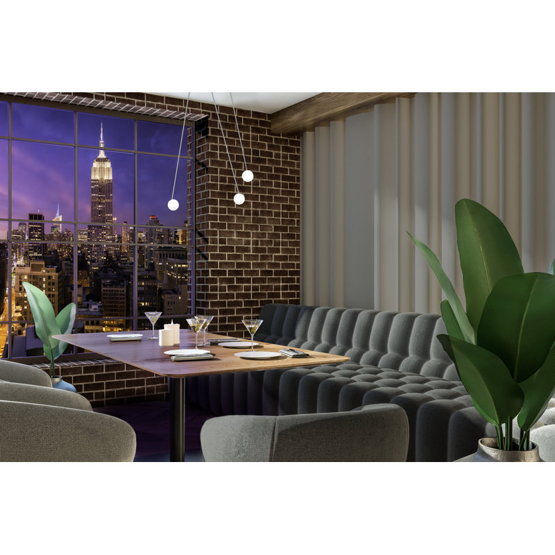 Europa 3 - Light LED Pendant, Black