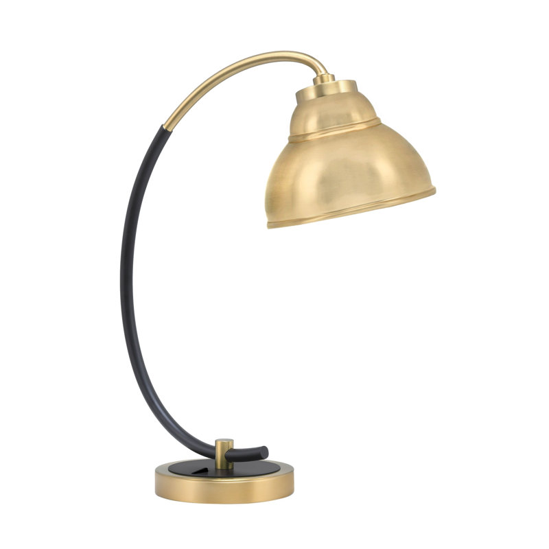 Lampe Jareb, Noir mat / laiton, Or