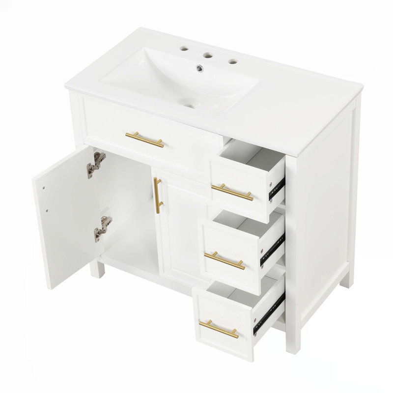 Meuble-lavabo 36 po avec comptoir d'évier
