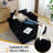 Corduroy Upholstered Convertible Sleeper Sofa with Toss Pillows -1520154639