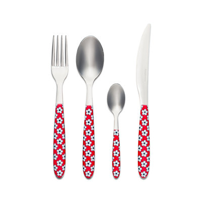 Red Barrel Studio Naike Stainless Steel Flatware Set - Service for 6