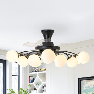 Ventilateur de plafond 12 lumières avec télécommande