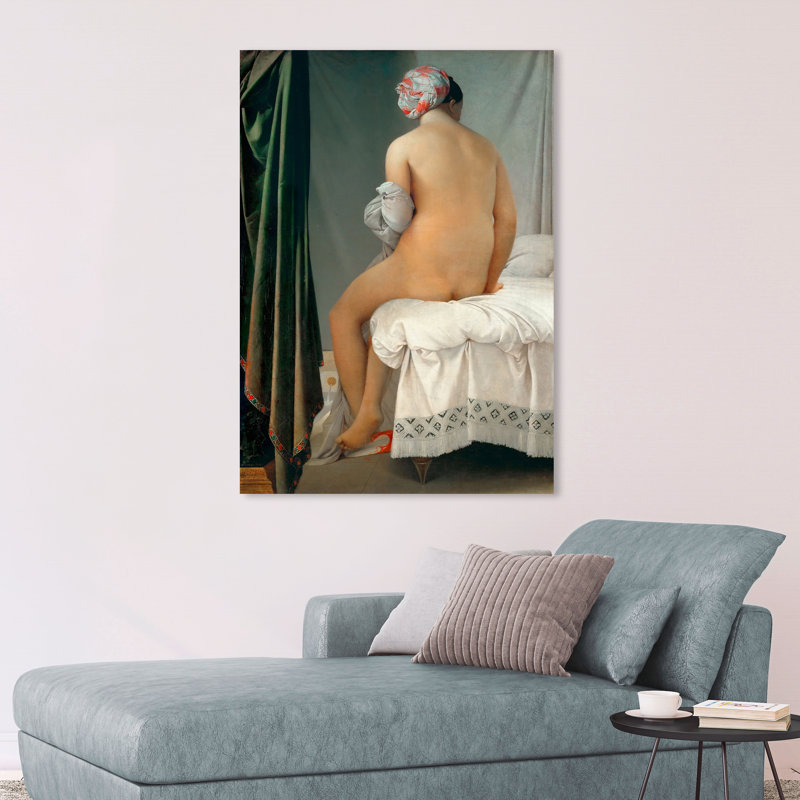 The Bather Of Valpinçon by Jean-Auguste-Dominique Ingres - Wrapped Canvas Print, 80cm H x 60cm W x 4cm D