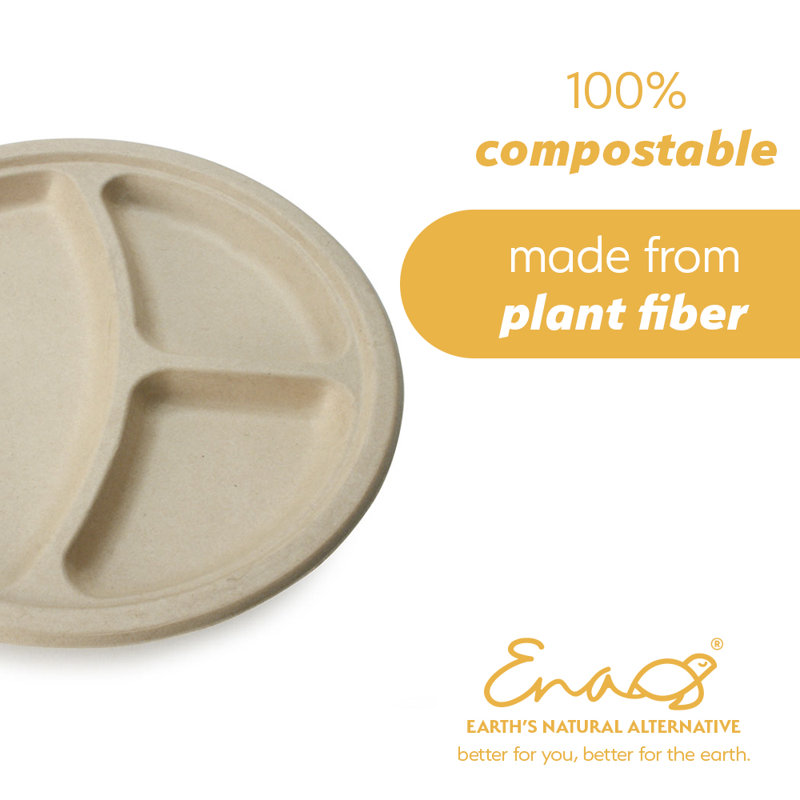Disposable Bamboo Dinner Plate