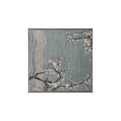Tapis gris lavable à la machine